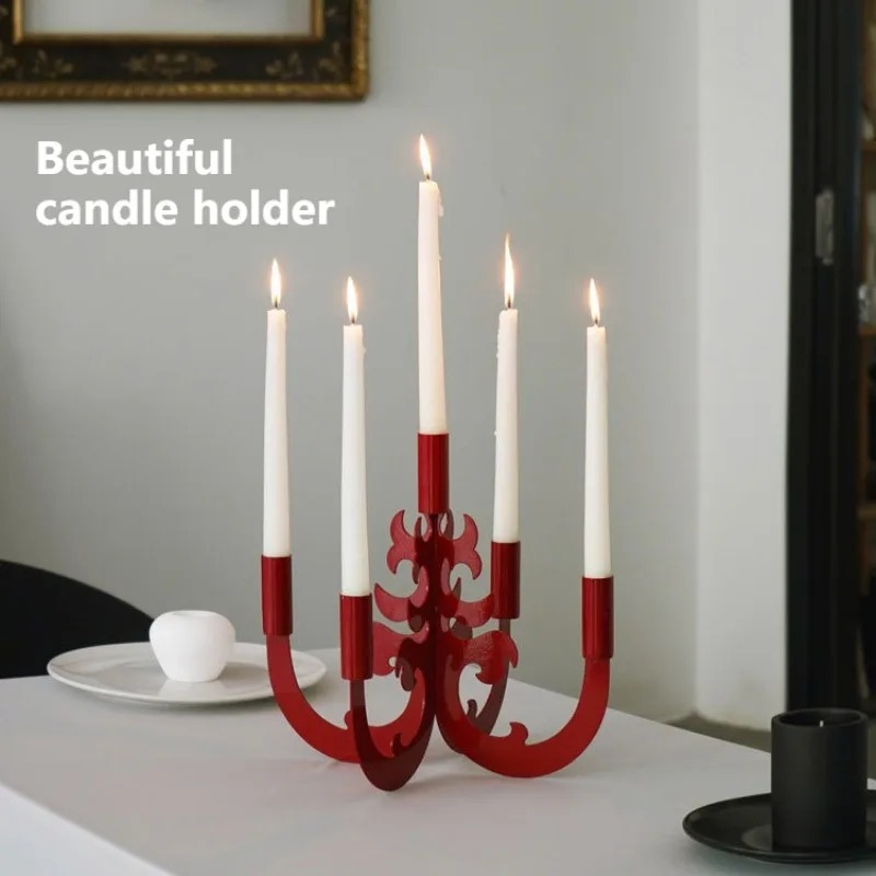 Candle Supplies Luxury - Portacandele vintage Soggiorno Portacandele in metallo
