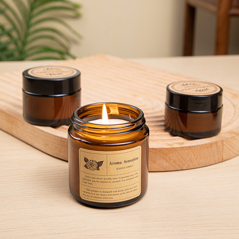 Candle Supplies Glass Jars - Candela per aromaterapia con tazza di