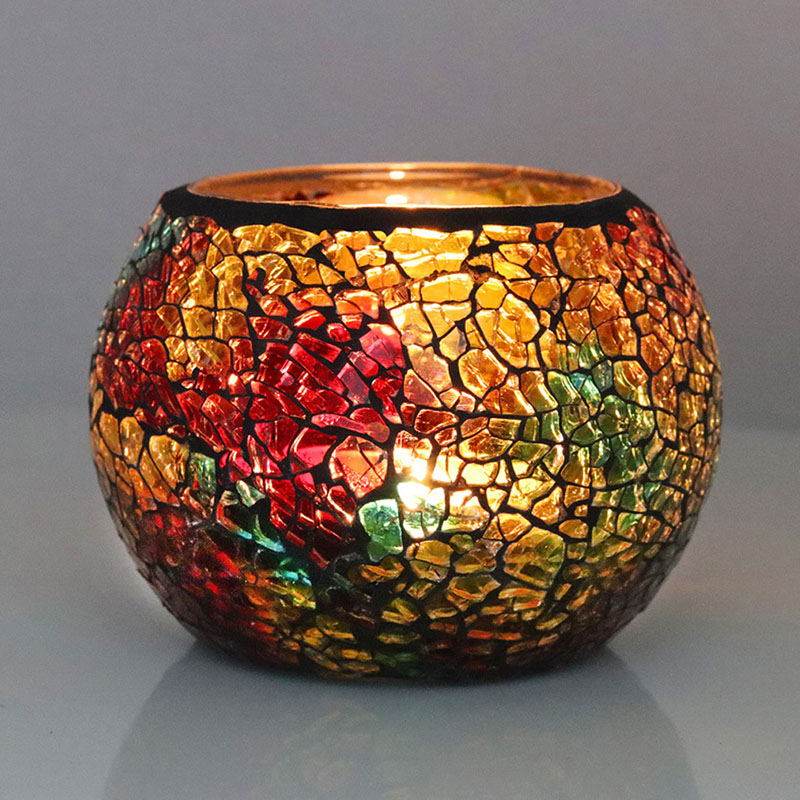 Candle Supplies Glass Jars - Barattoli per candele vuoti arcobaleno Contenitore