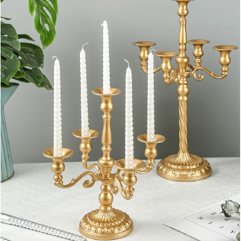 Candle Supplies Luxury - Portacandele Vintage per Decorazione Tavoli Matrimoniali,