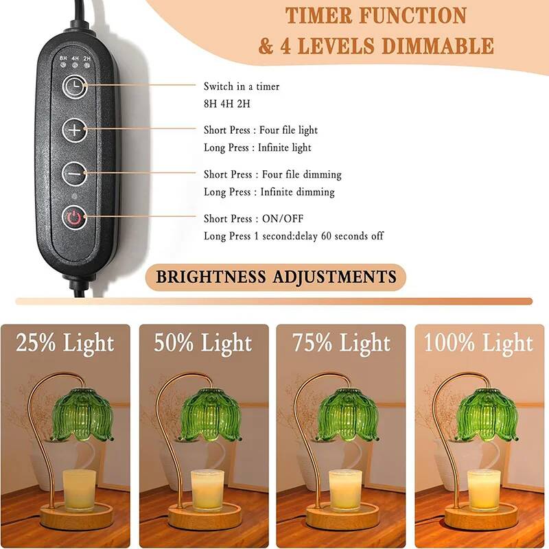 Lampada Scaldacandele in Vetro - Candle Supplies Free Shipping recensione e prezzo