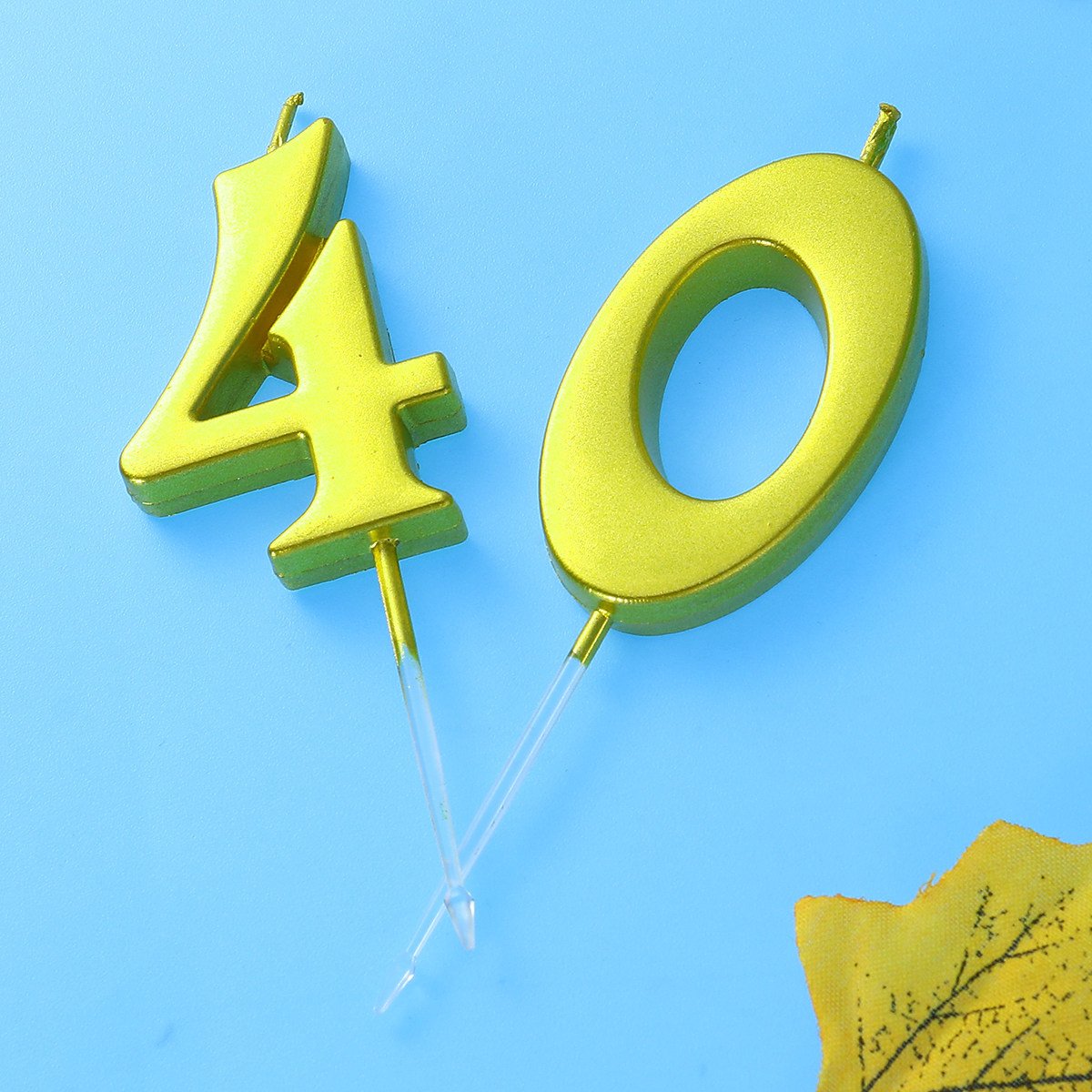 2 candele a forma di numero 40 - Candle Supply recensione e prezzo